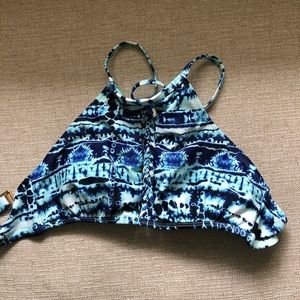 High-neck Swim Top